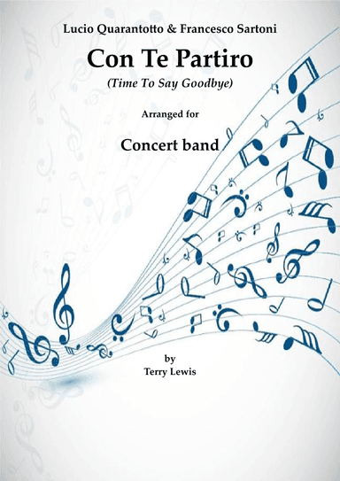 Time To Say Goodbye (arr. Terry Lewis)