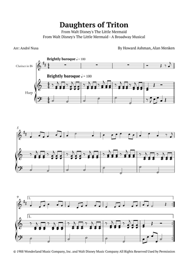 Daughters Of Triton (arr. André Nusa)