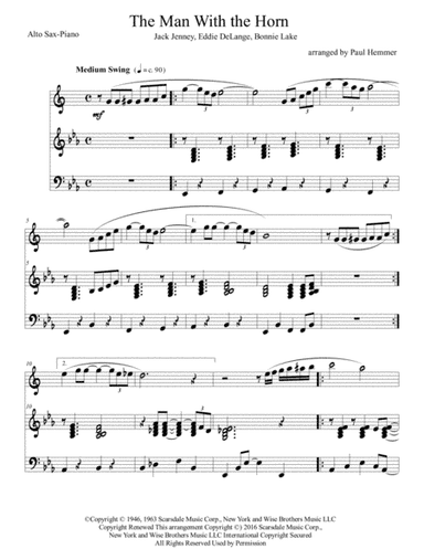 The Man With The Horn (arr. Paul Hemmer)
