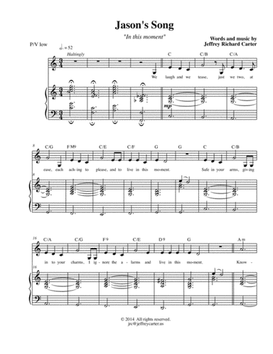 Jason's Song (low voice)
