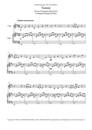 Tammy (arr. Regina Pratley)