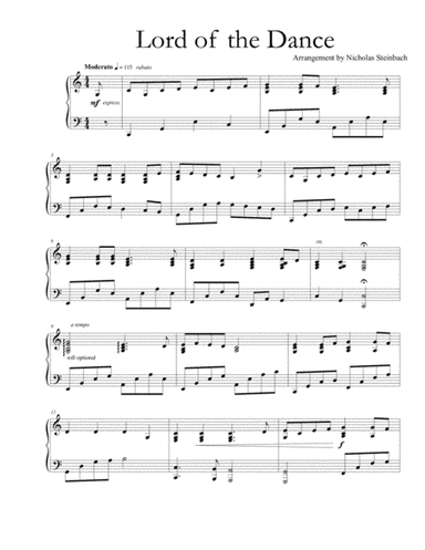Simple Gifts Piano Solo (Traditional) (arr. Nicholas Steinbach)