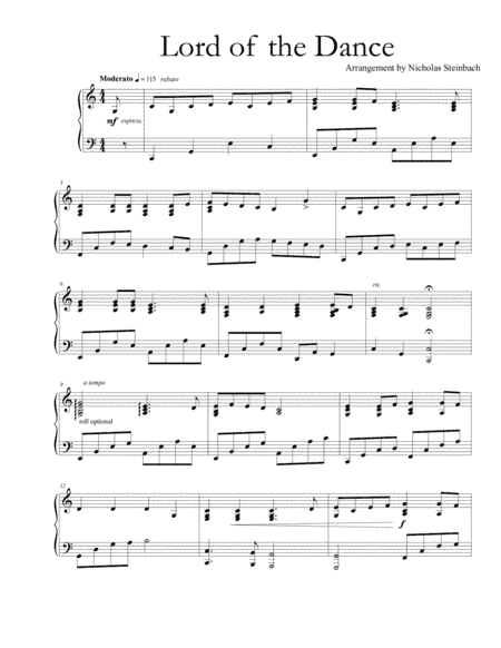 Simple Gifts Piano Solo (Traditional) (arr. Nicholas Steinbach)