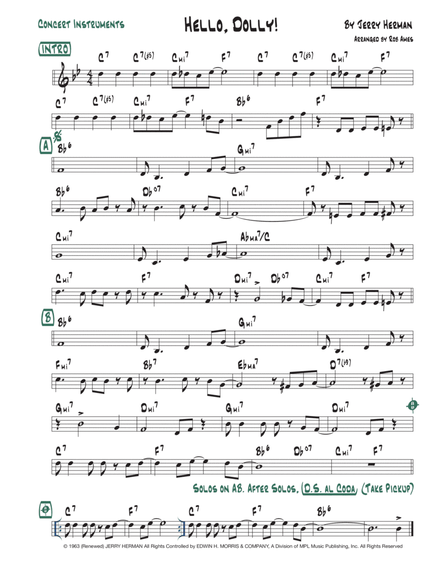Hello, Dolly! (arr. Rob Ames)