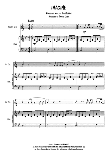 Imagine (arr. Darren Lloyd)