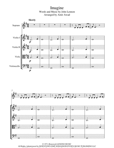 Imagine (arr. Amir Awad)