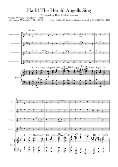 Hark! The Herald Angells Sing (arr. Davi Rocha Campos)