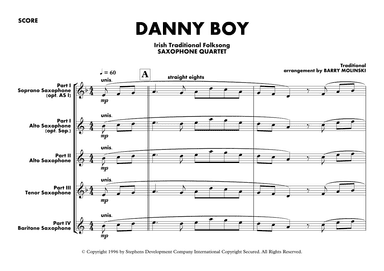 Danny Boy (arr. BARRY MOLINSKI)