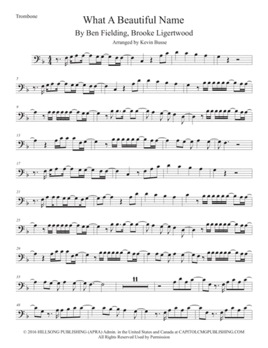 What A Beautiful Name (arr. Kevin Busse)