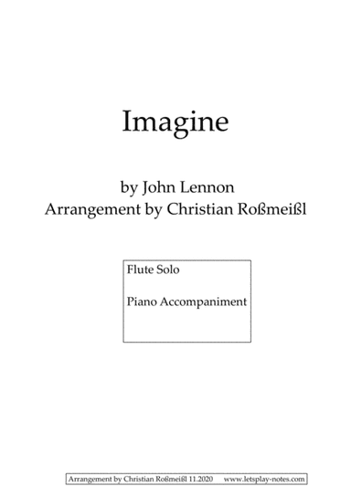 Imagine (arr. Christian Roßmeißl)