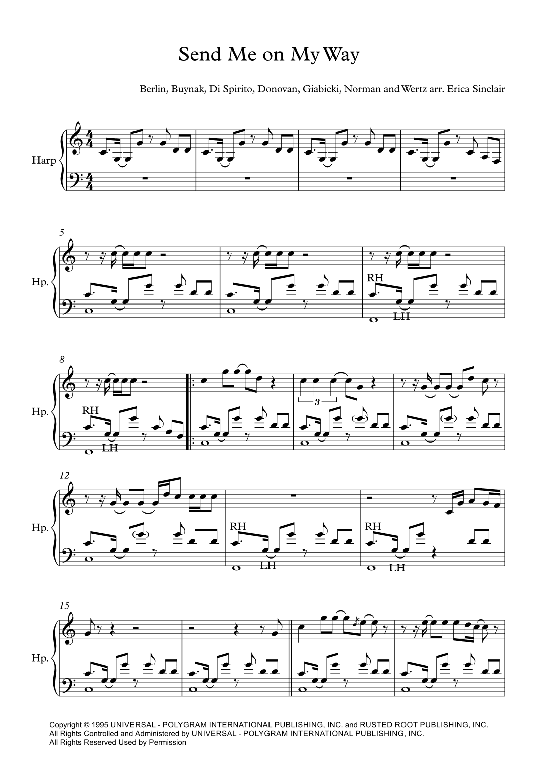 Send Me On My Way (arr. Erica Sinclair)