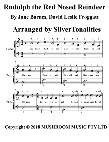 Rudolph The Red-nosed Reindeer (arr. SilverTonalities)