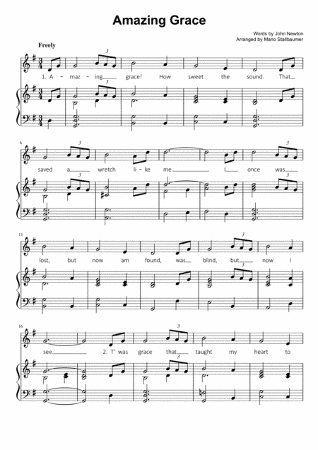 Amazing Grace (arr. Mario Stallbaumer)