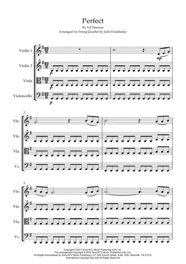 Perfect (arr. Julie Doubleday)