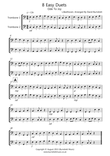 8 Duets for Trombone (arr. David Burndrett)