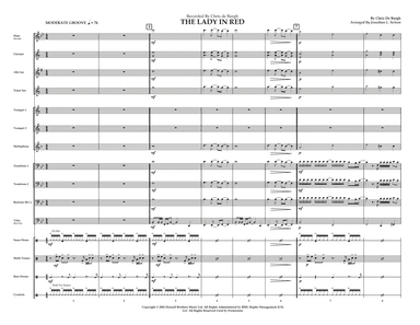 Lady In Red (arr. Jonathan L Nelson)