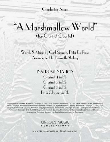 A Marshmallow World (arr. Kenneth Abeling)