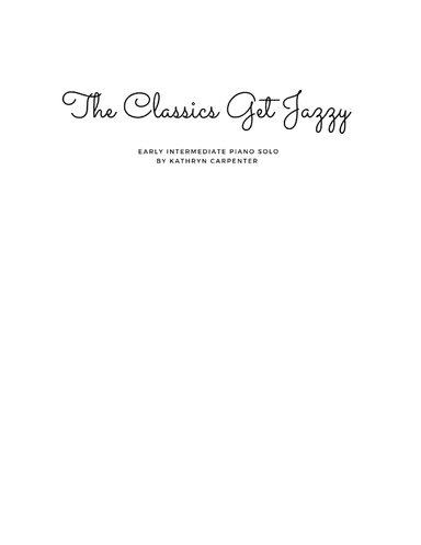 The Classics Get Jazzy