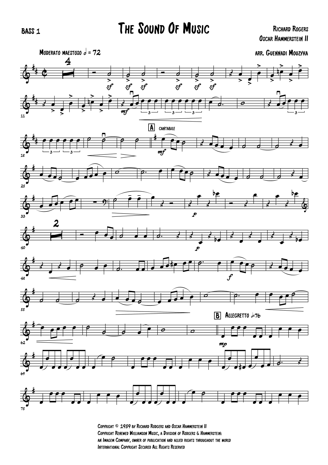 The Sound Of Music (arr. Guennadi Mouzyka)