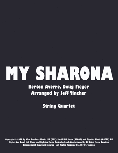 My Sharona (arr. Jeff Tincher)