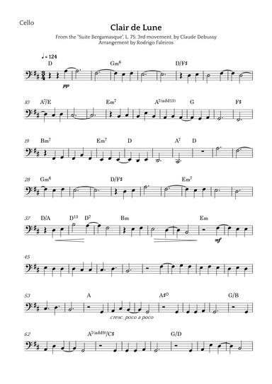Clair de Lune (arr. Rodrigo Faleiros)