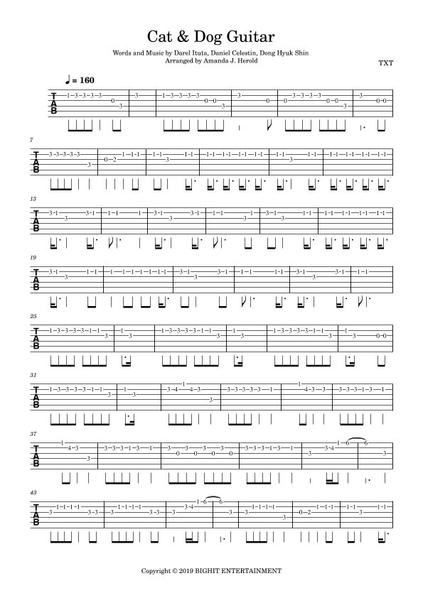 Cat & Dog (arr. Amanda's Music Channel)