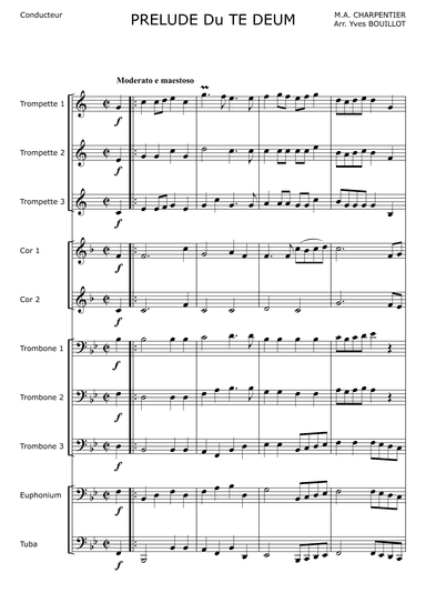 Sinfonia from Te Deum (arr. Yves Bouillot)