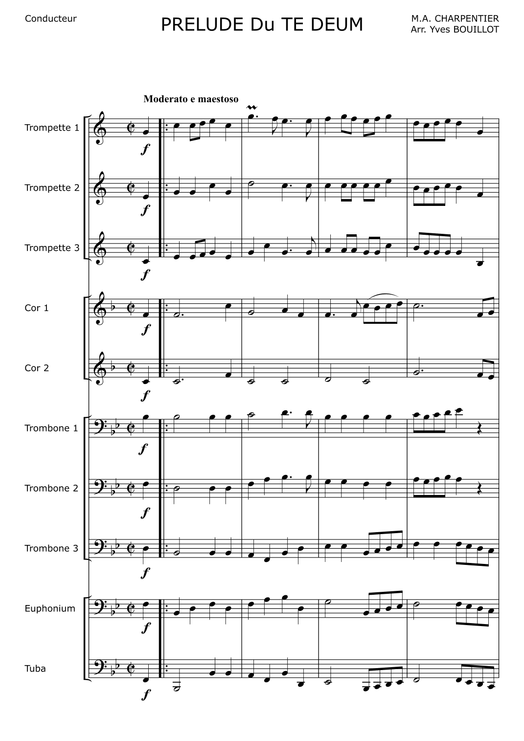 Sinfonia from Te Deum (arr. Yves Bouillot)