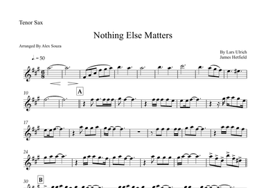 Nothing Else Matters (arr. Alex Souza)