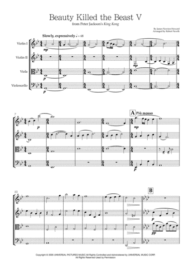 Beauty Killed The Beast V (arr. Robert Newth)