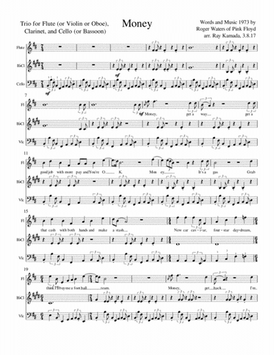 Money (arr. Ray Kamada)