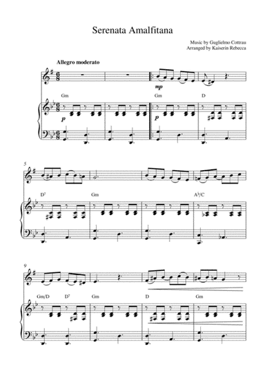 Serenata Amalfitana (Serenade of Amalfi) (arr. Kaiserin Rebecca)