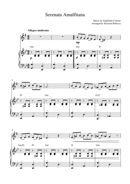 Serenata Amalfitana (Serenade of Amalfi) (arr. Kaiserin Rebecca)