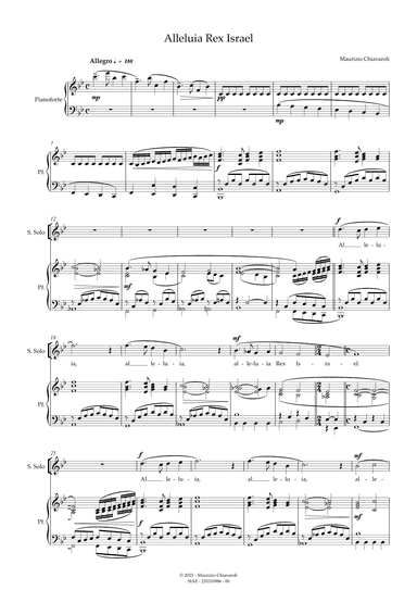 Alleluia Rex Israel