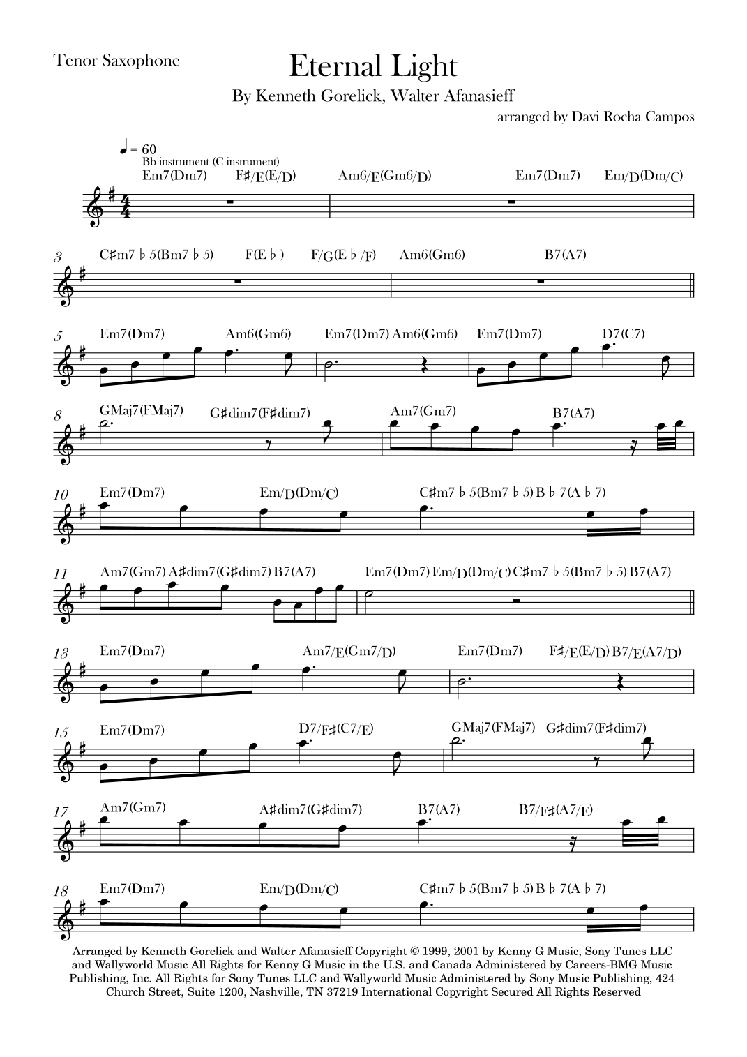 Eternal Light (arr. Davi Rocha Campos)