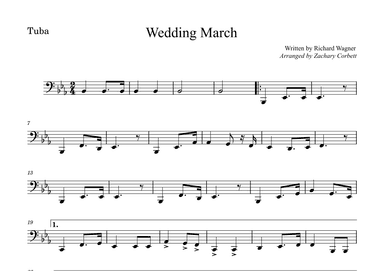 Wedding March (arr. Zachary Corbett)