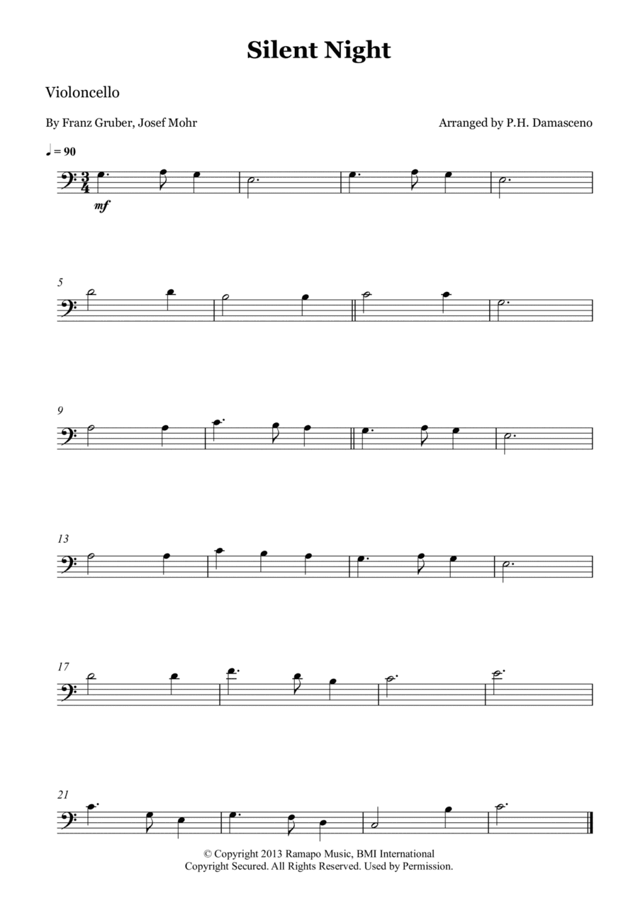 Silent Night (arr. P.H. Damasceno)