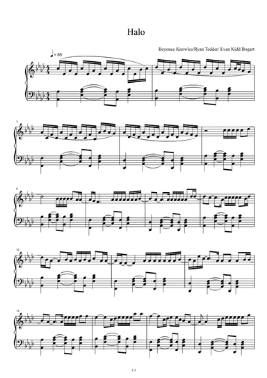 Halo (arr. Beyonce)