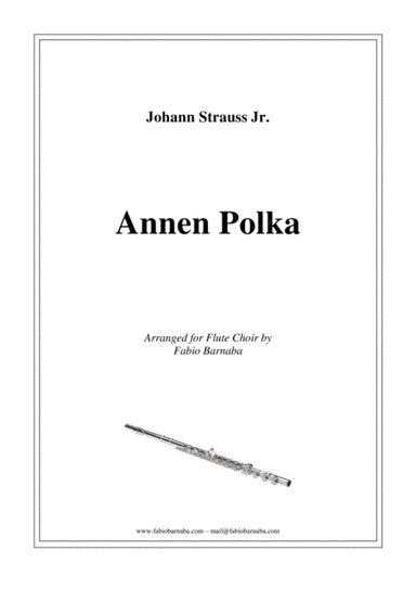 Annen Polka - for Flute Choir (arr. Fabio Barnaba)