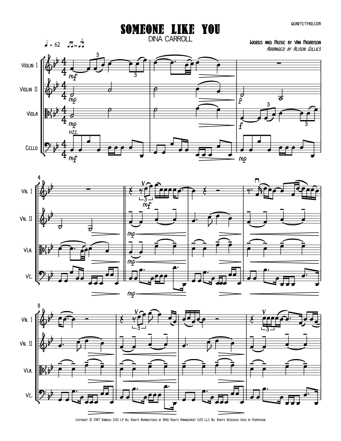 Someone Like You (arr. Alison Gillies)