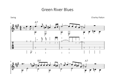 Green River Blues (arr. Bettina Schipp)