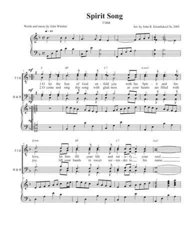 Spirit Song (arr. John Kleinheksel)