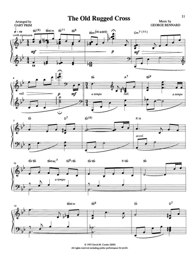 The Old Rugged Cross (arr. Gary Prim)