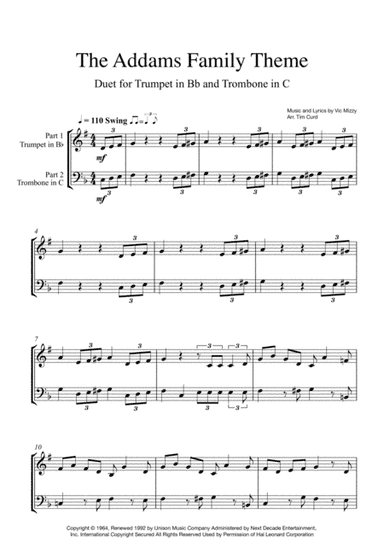 Addams Family Theme (arr. Tim Curd)