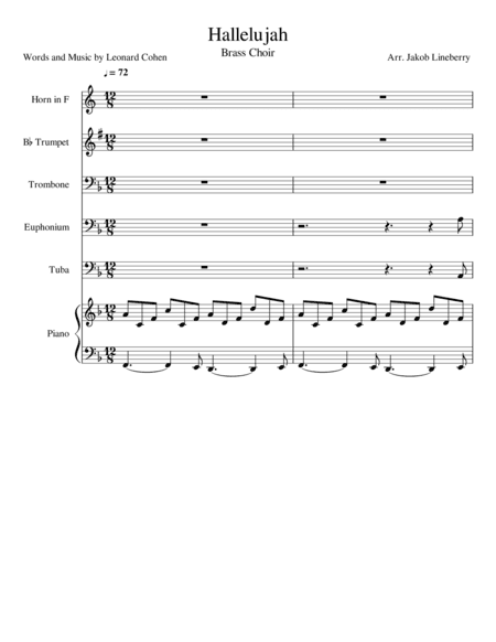 Hallelujah (arr. Jakob Lineberry)