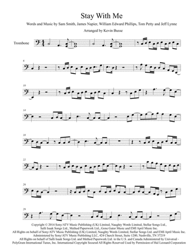 Stay With Me (arr. Kevin Busse)