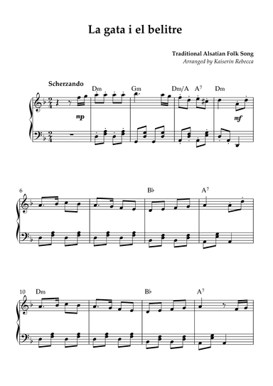 La gata i el belitre (arr. Kaiserin Rebecca)