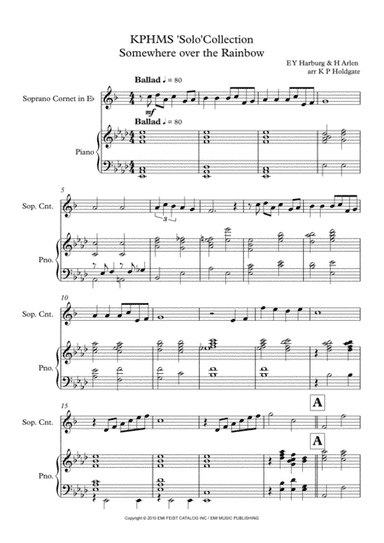 Over The Rainbow (arr. Kevin P Holdgate)
