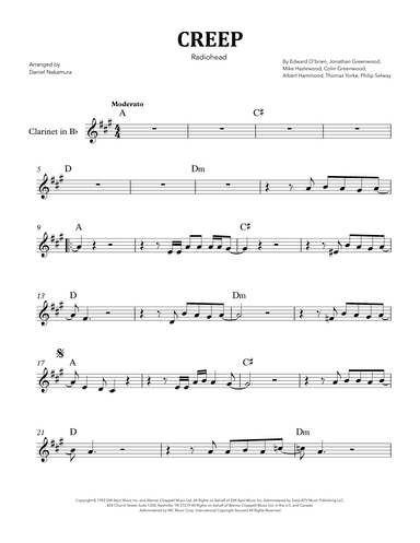 Creep (arr. Daniel Nakamura)