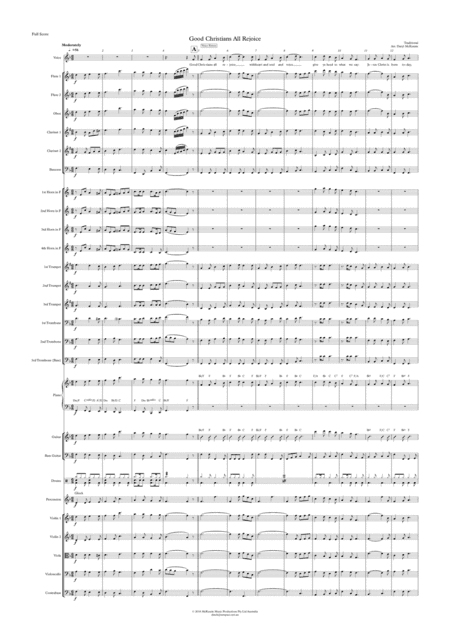 Good Christians All Rejoice Key F Vocal with Pops Orchestra (arr. Daryl McKenzie)